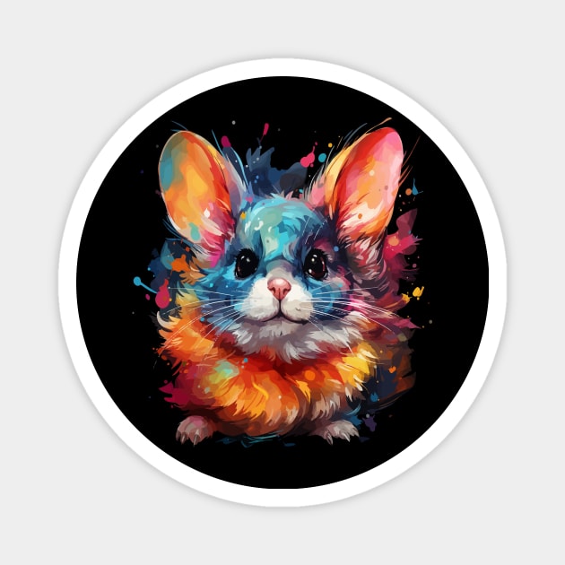 Chinchilla Rainbow Magnet by JH Mart